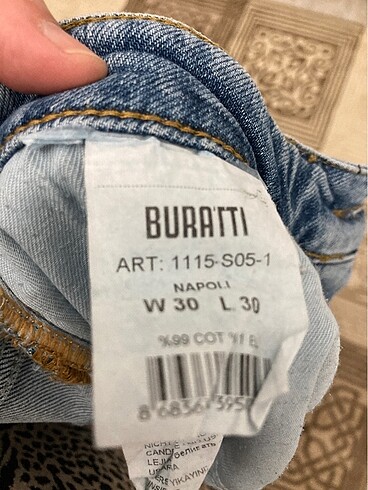 30 Beden Erkek kot pantolon çok iyi