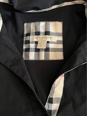 l Beden Burberry brit bel vurgulu gömlek/tunik