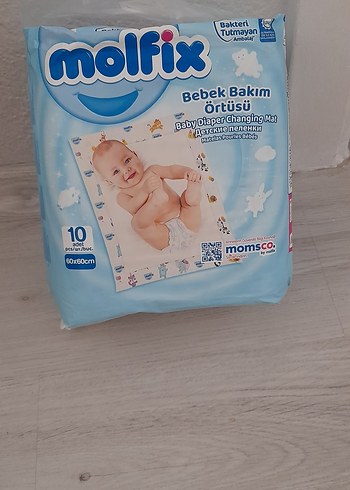 Molfix Bebek Bakım Örtüsü 10'lu 60x60 cm