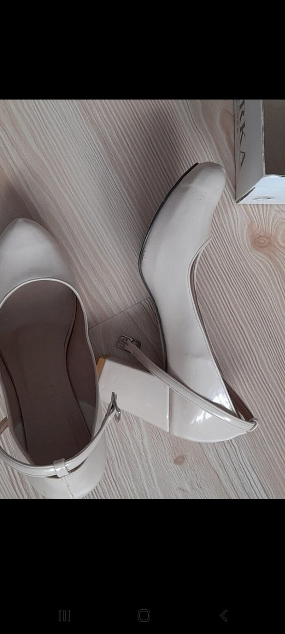 ten rengi Stiletto Topuklu Kadın Ayakkabı - Görsel 4