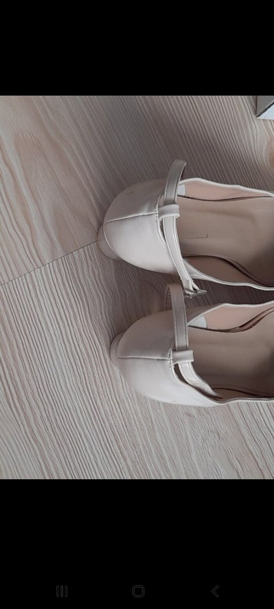 ten rengi Stiletto Topuklu Kadın Ayakkabı - Görsel 2