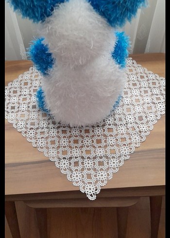 Mavi Kulaklı Peluş Tavşan Oyuncak - Görsel 2