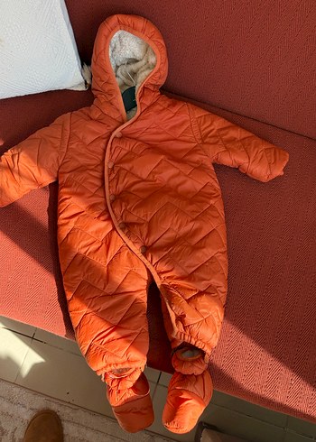 Turuncu astronot Bebek Tulumu - Görsel 3