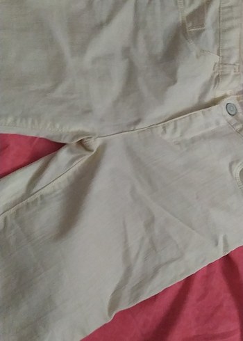 36 Beden limon sarısı Kadın Bermuda Şort