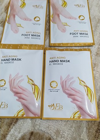 Anti-Aging El ve Ayak Maskesi Seti