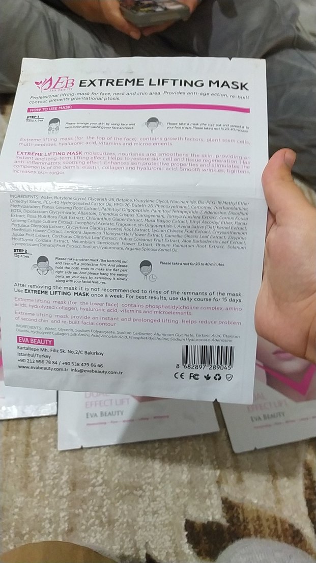 Extreme Lifting Mask Kadın Yüz Maskesi - Görsel 2