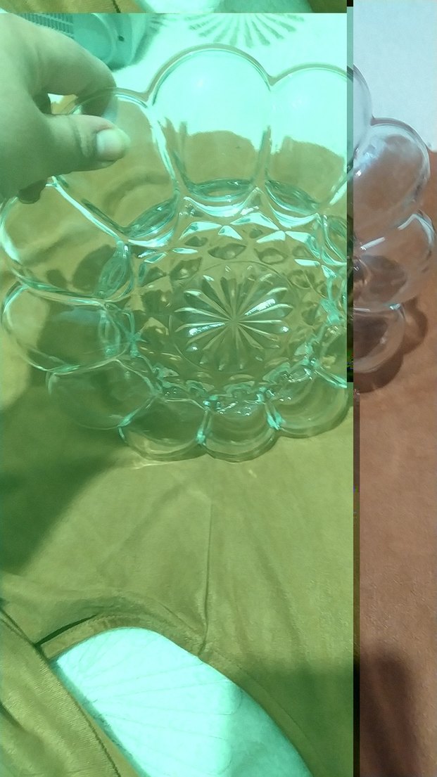 Vintage bölmeli Beyaz Tabak - Görsel 2