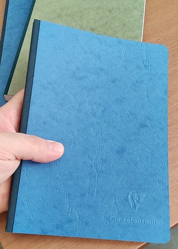 Mavi Çizgili Clairefontaine Defter