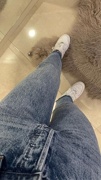 36 Beden mavi Renk Mango jean