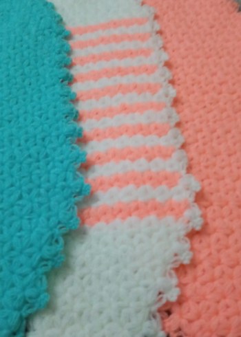 Çok Renkli Örgü Banyo Lifi - Görsel 5