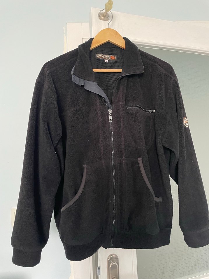 Siyah Fermuarlı Erkek Polar Mont - Görsel 4