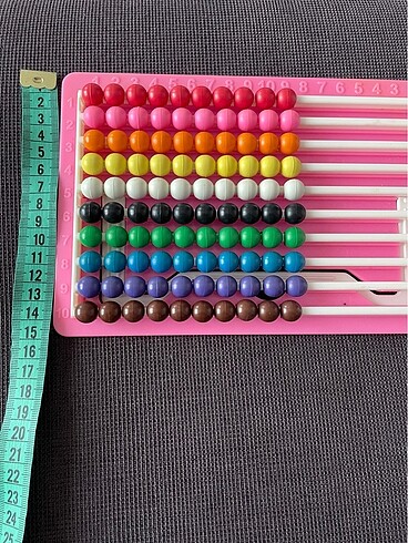 ABAKÜS SAYI BONCUĞU KARIŞIK RENKLİ - Görsel 5