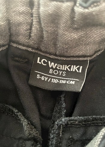 Siyah Pamuklu Erkek Çocuk Dar Kesim Pantolon - Görsel 3