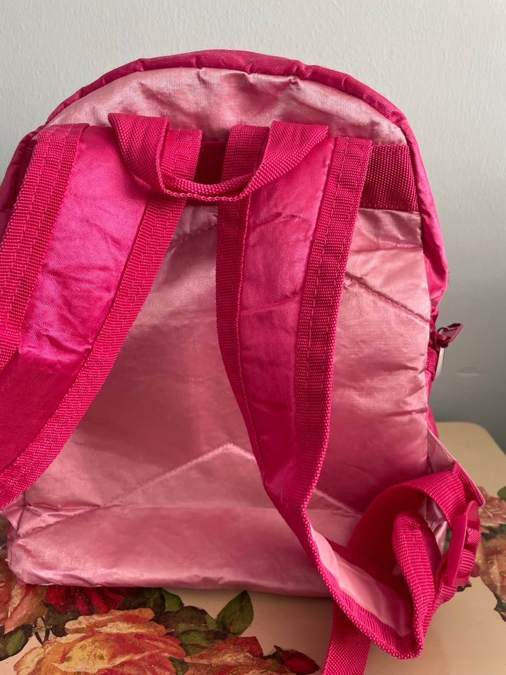 Pembe Renkli Çocuk Okul Çantası - Görsel 3