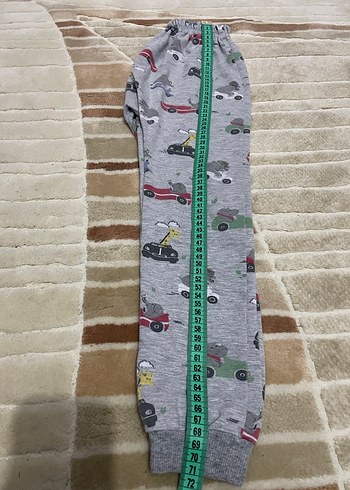 Bordo Gri Fermuarlı Erkek Eşofman Altı - Görsel 5