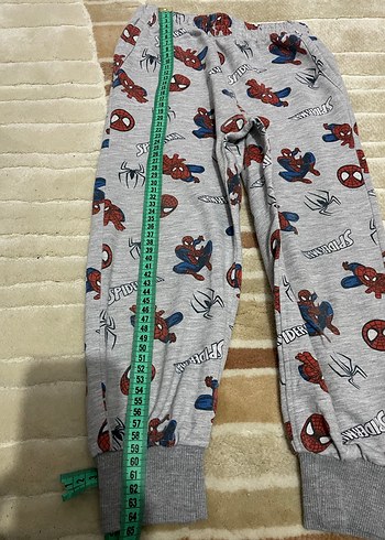 Bordo Gri Fermuarlı Erkek Eşofman Altı - Görsel 4