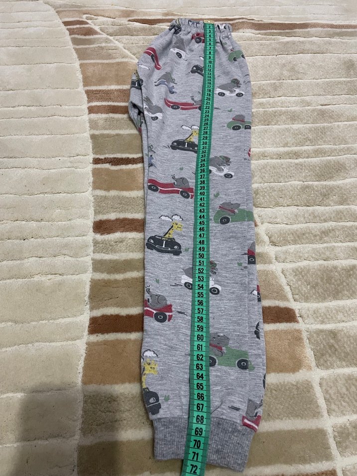 Bordo Gri Fermuarlı Erkek Eşofman Altı - Görsel 5