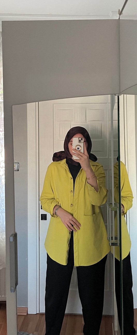 yağ yeşili gömlek - Görsel 2