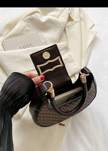Sheinside Mini Baget Kol Çantası (stokta) 