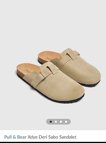 Pull&bear xdye hakiki deri sabo terlik