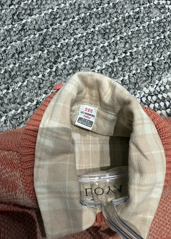 Kısa Örgü Bohem süveter ve gömlek - Görsel 4