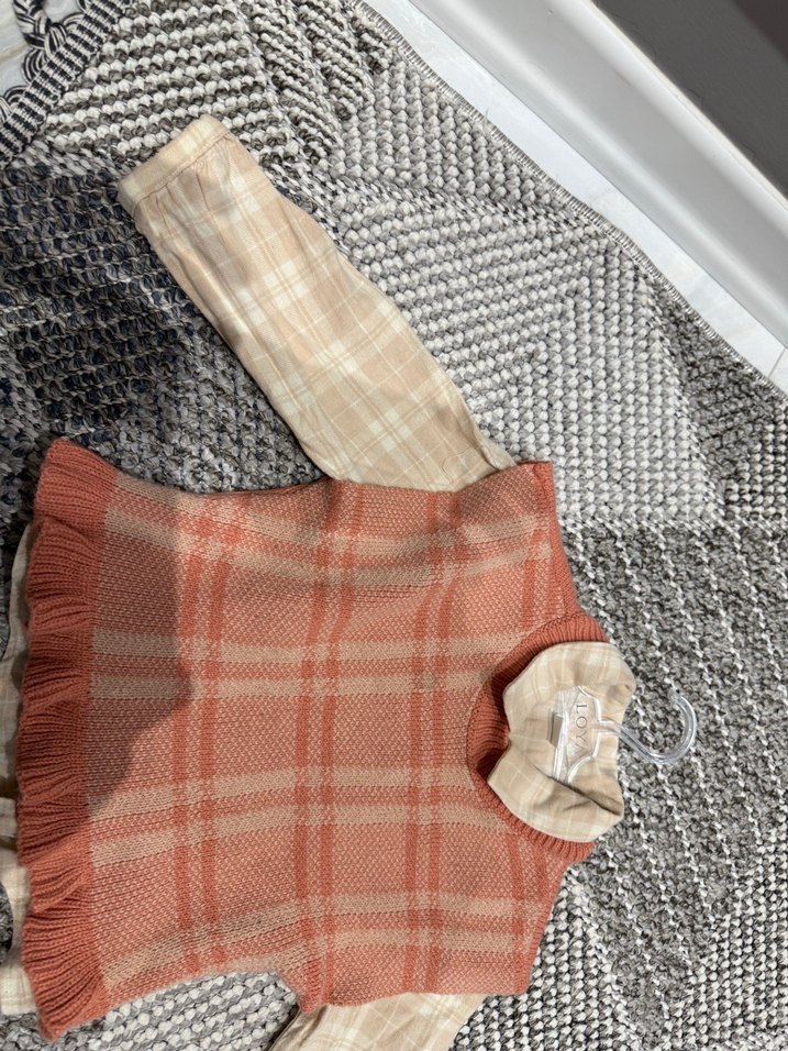 Kısa Örgü Bohem süveter ve gömlek - Görsel 2