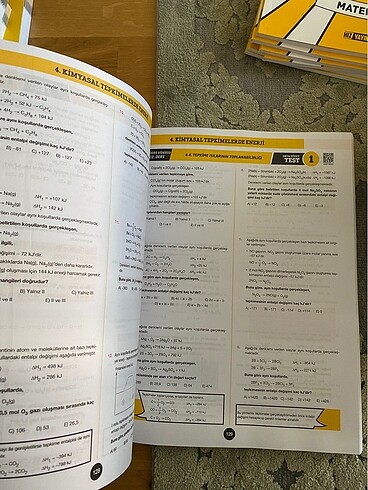 yks ayt kimya test kitabi