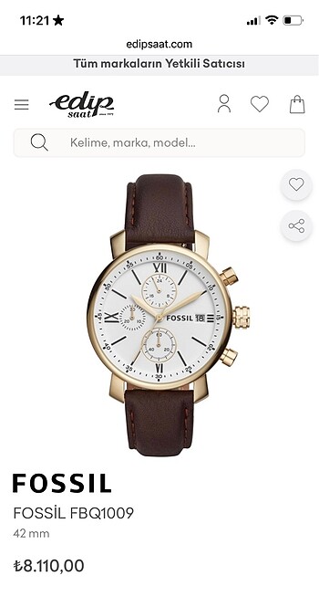 Fossil FBQ1009 Erkek Kol Saati