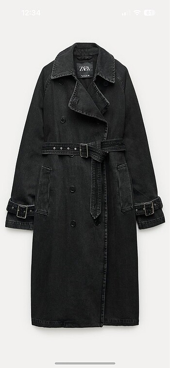 Zara denim trençkot