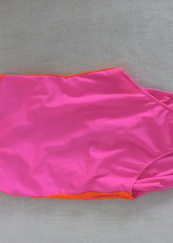 5 Yaş Beden pembe Renk Kız Çocuk Pembe Spor Mayo
