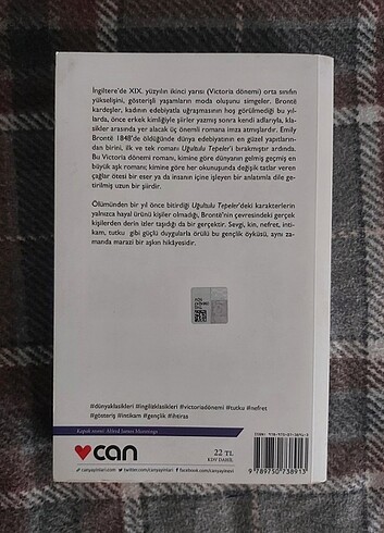  Emily Brontë Uğultulu Tepeler
