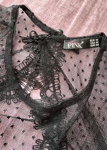 m Beden siyah Renk Siyah Mini Dantel Detaylı İçi Şortlu Gotik Elbise