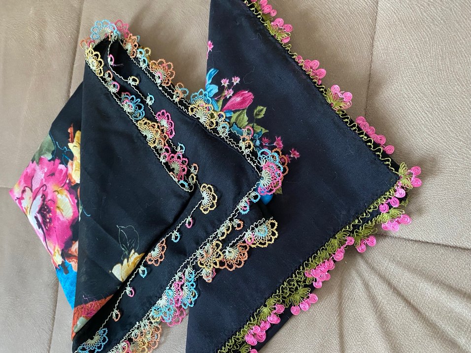 Çiçek Desenli adet fiyatı 
İğne oyası - Görsel 2