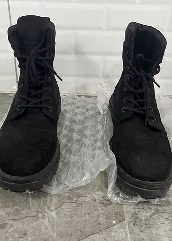 Siyah Goth Tarzı Erkek Botları