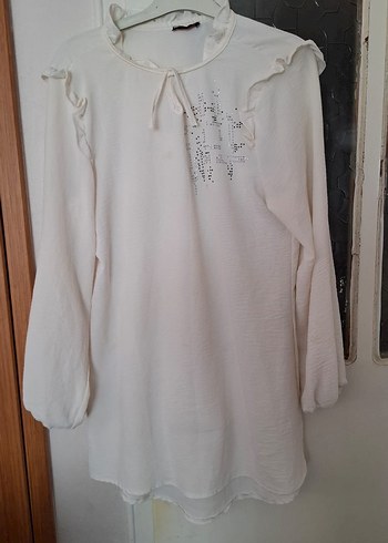 xl Beden beyaz Renk Gömlek tunik