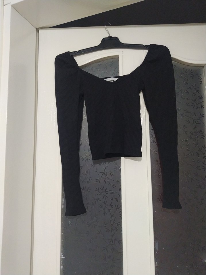 Kadın Siyah Piliseli Uzun Kollu Bluz - Görsel 4