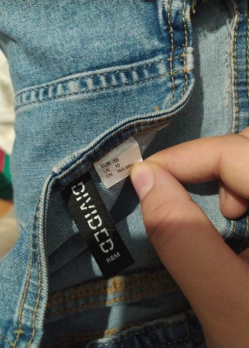 Kadın Lacivert Denim Midi Elbise - Görsel 6