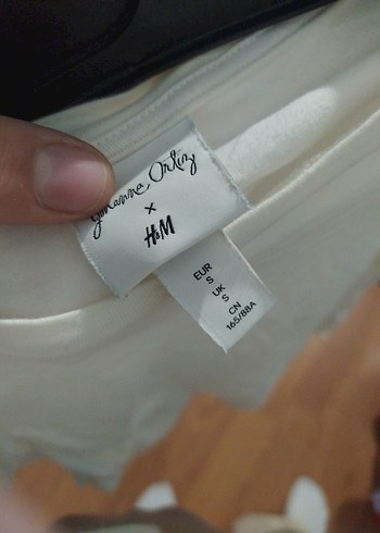 Beyaz Keten Drapeli Straplez Bluz - Görsel 5