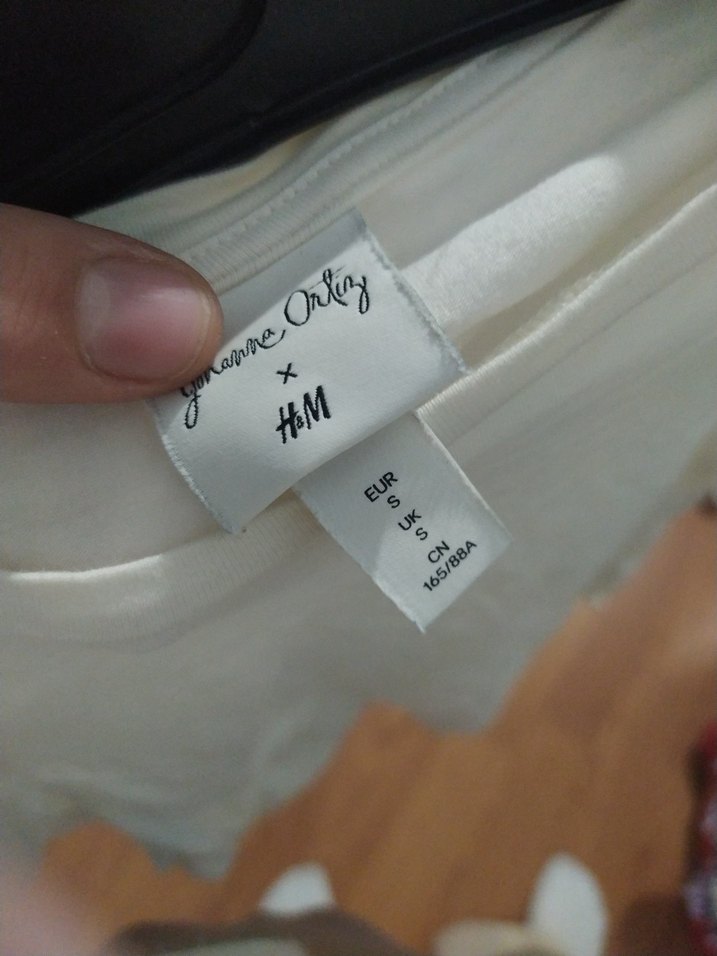 Beyaz Keten Drapeli Straplez Bluz - Görsel 5