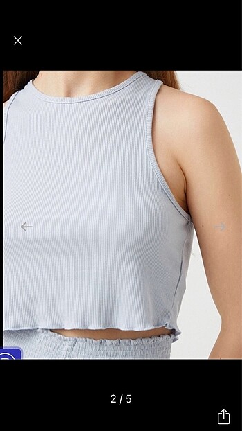 Koton KOTON BEBE MAVİSİ CROP