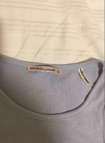 s Beden mavi Renk KOTON BEBE MAVİSİ CROP
