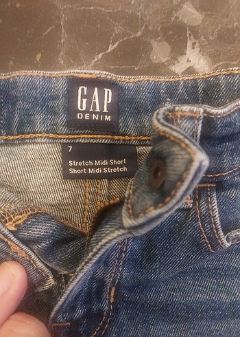 universal Beden GAP Kiz cocuk Mavi Kısa Denim Şort