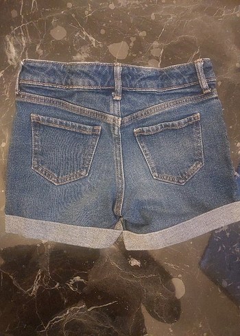 Gap GAP Kiz cocuk Mavi Kısa Denim Şort