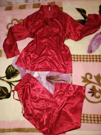 kırmızı L beden pijama takımı