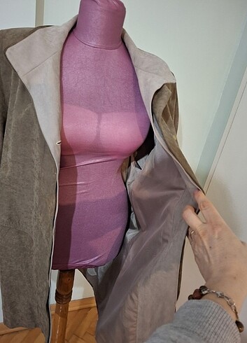 Camel rengi nubuk süet tarzı sıfır ürün  - Görsel 7