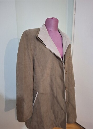 Camel rengi nubuk süet tarzı sıfır ürün  - Görsel 8