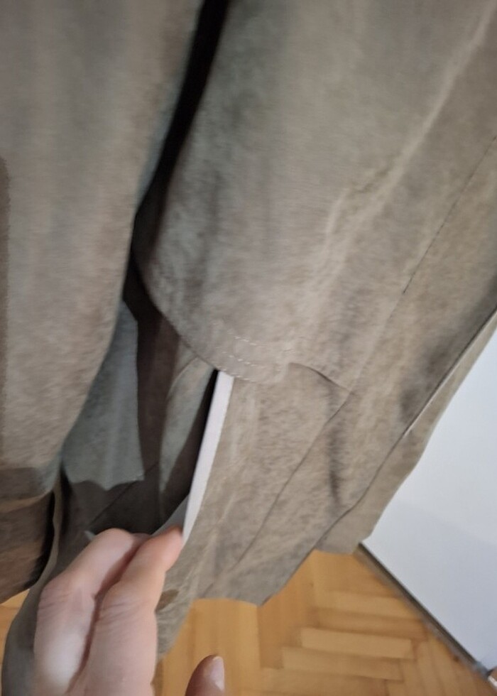 Camel rengi nubuk süet tarzı sıfır ürün  - Görsel 3