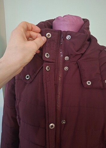 DEFACTO BORDO KAPŞONLU MONT - Görsel 7