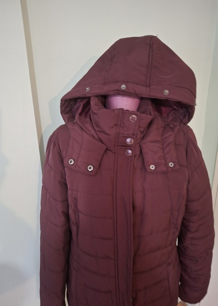 DEFACTO BORDO KAPŞONLU MONT - Görsel 3