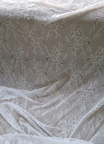 Linens DANTEL DESENLİ TEK KANAT TÜL